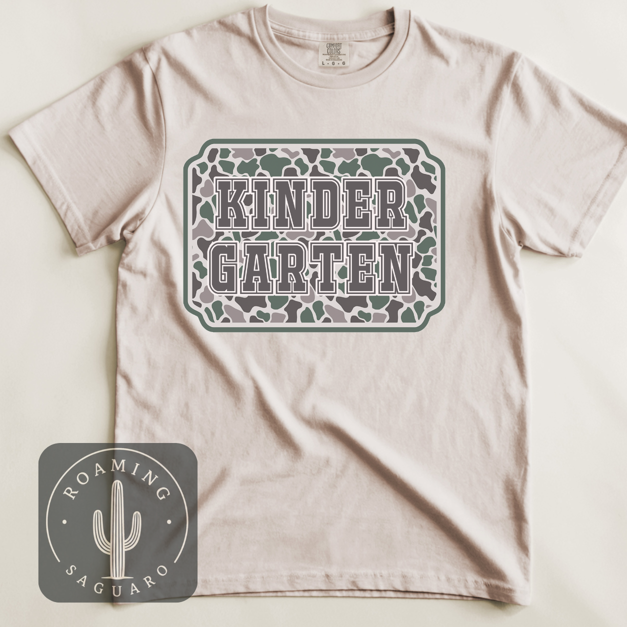 Camo Kinder Badge
